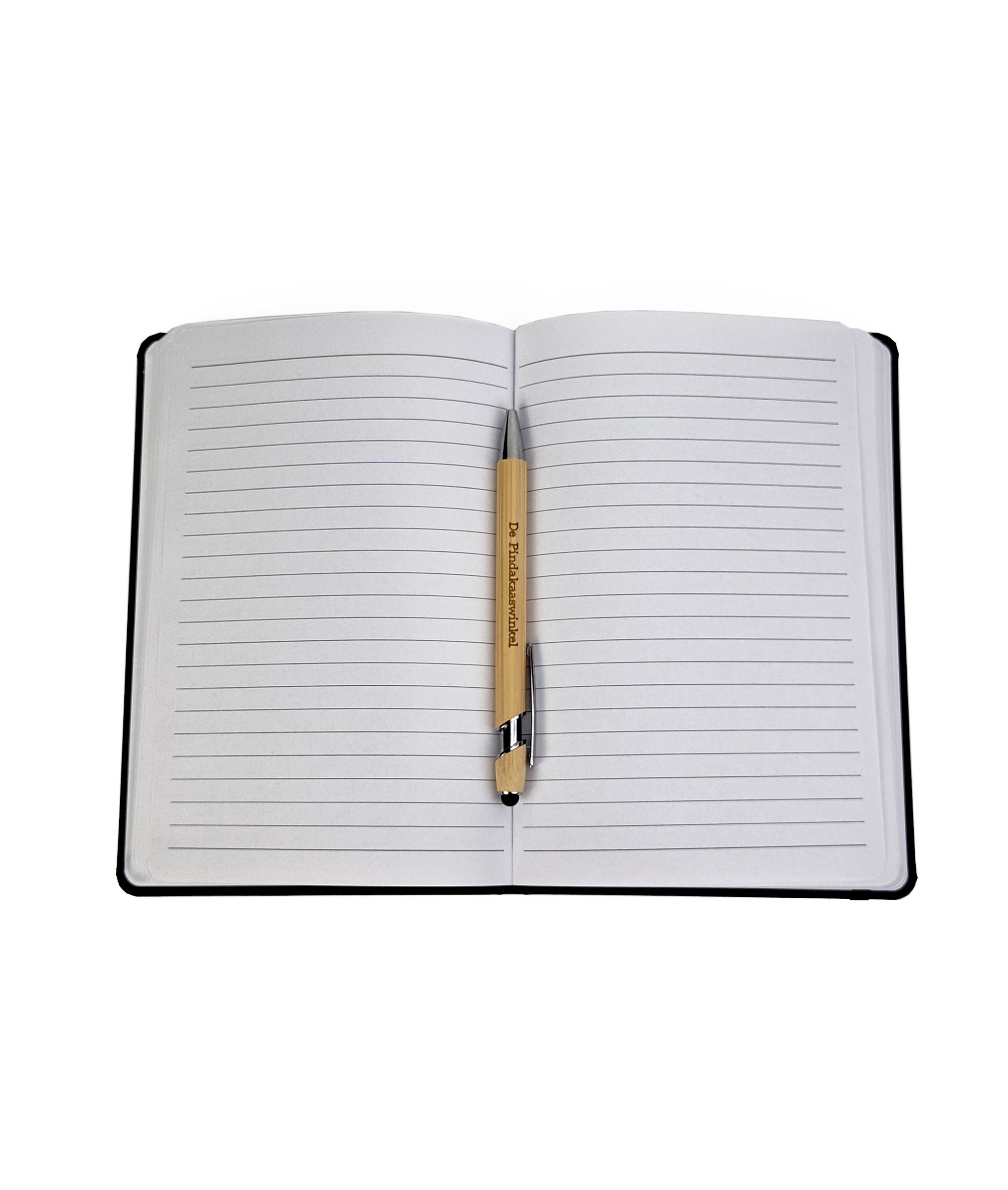 Notitieboekje + pen - de pindakaaswinkel