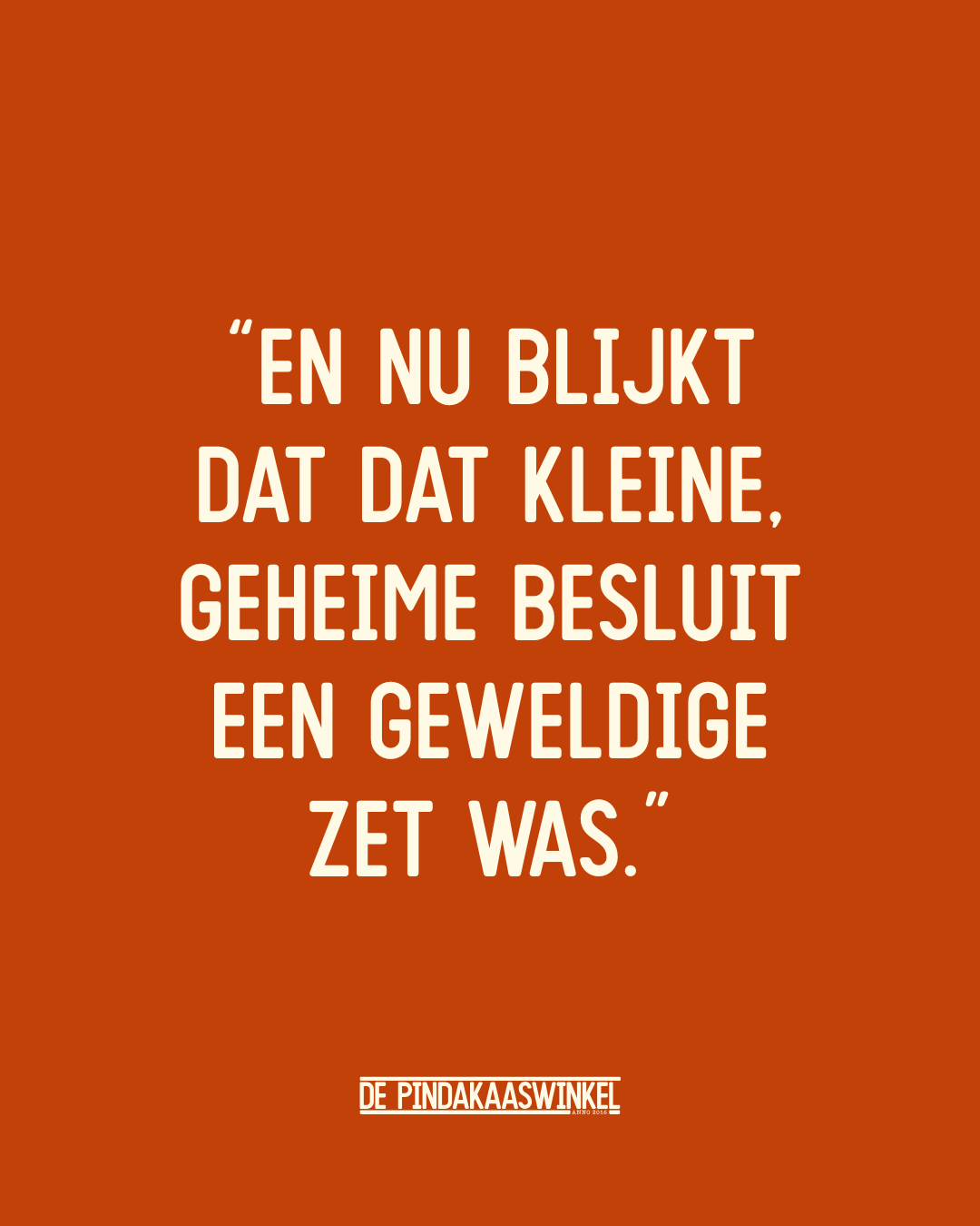 Sam wint een leven lang gratis pindakaas!