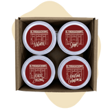 4 potten box van De Pindakaaswinkel. Kies jouw favorieten!