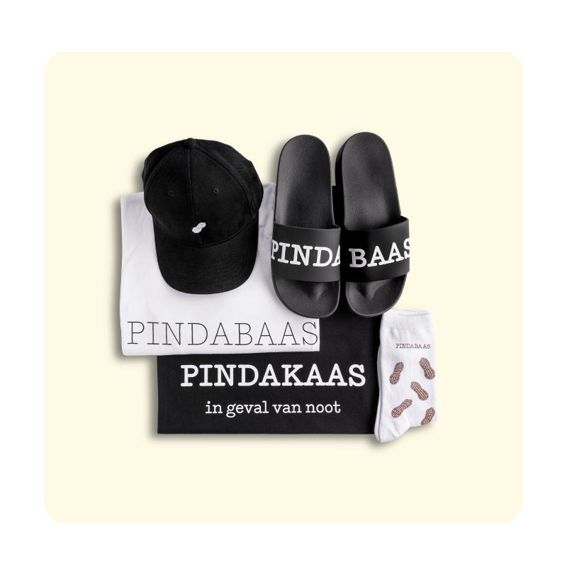 pindabaas merch pindakaas