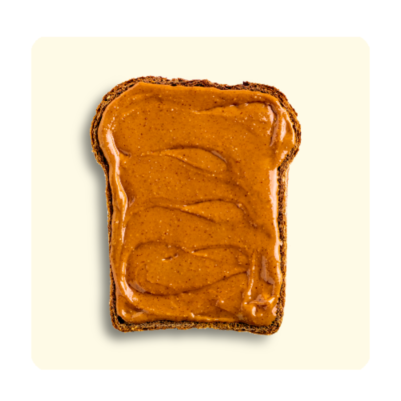 brood met pindakaas