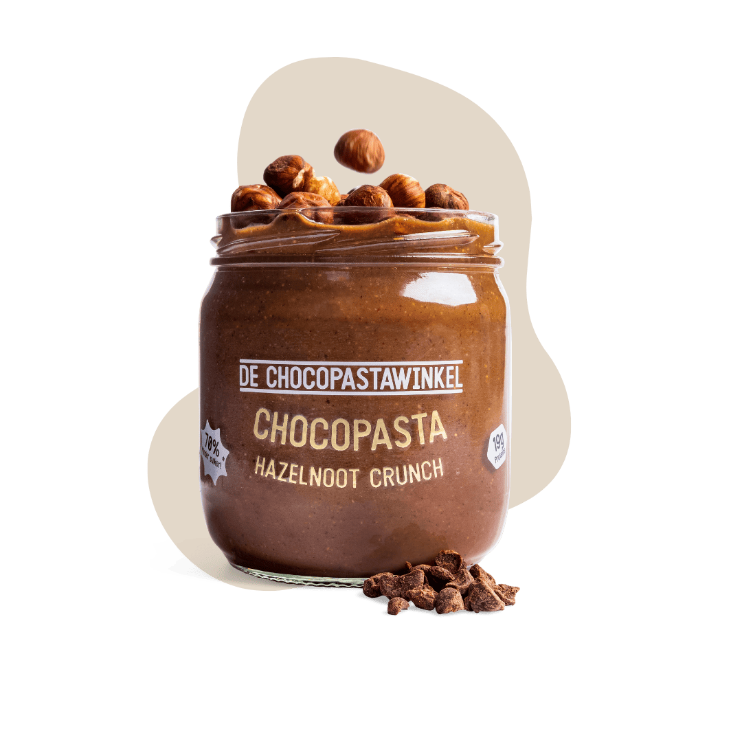 Chocopasta Hazelnoot Crunch pindakaaswinkel
