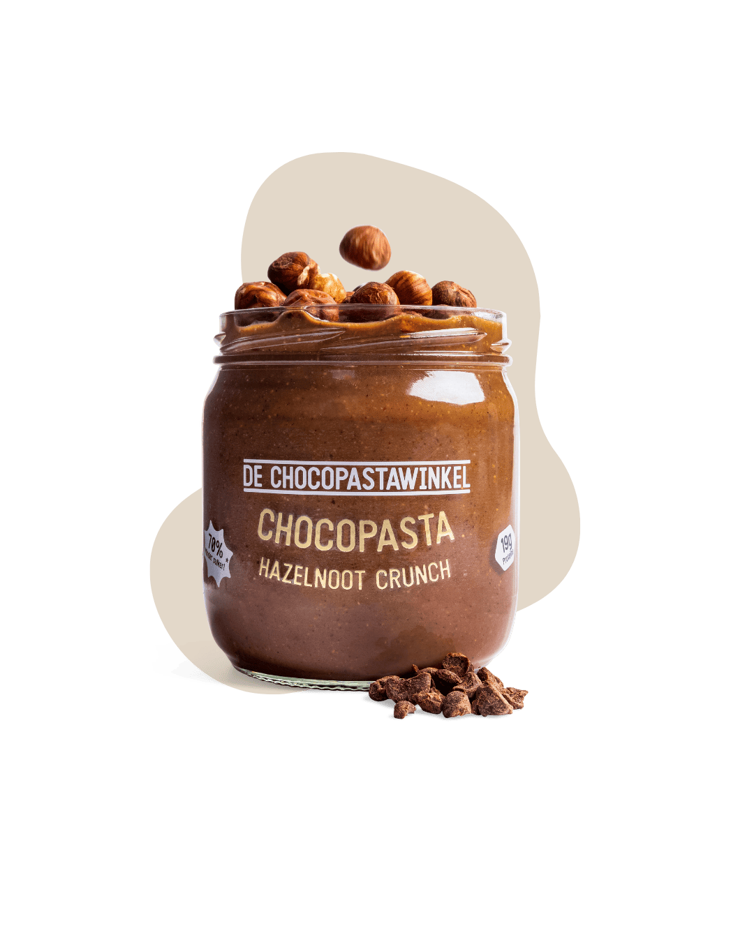Chocopasta Hazelnoot Crunch pindakaaswinkel