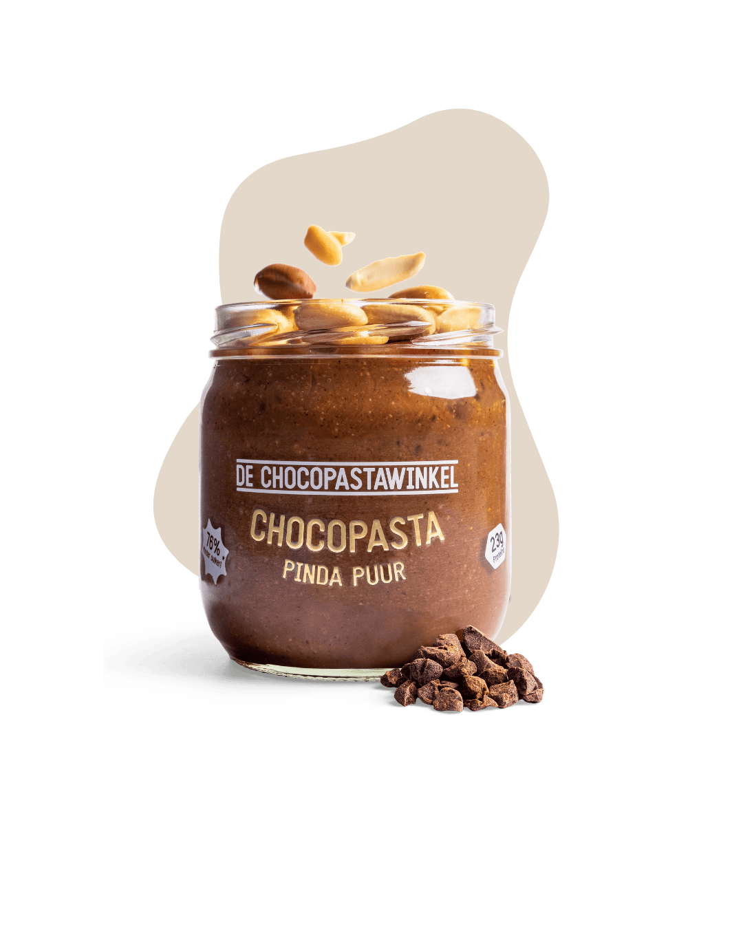 Chocopasta Pinda Puur pindakaaswinkel