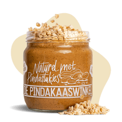 Pindakaas Naturel met Pindastukjes pindakaaswinkel
