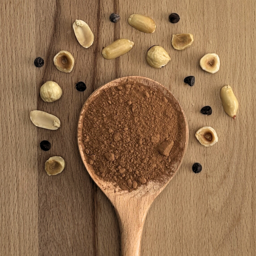 lepel cacao met noten